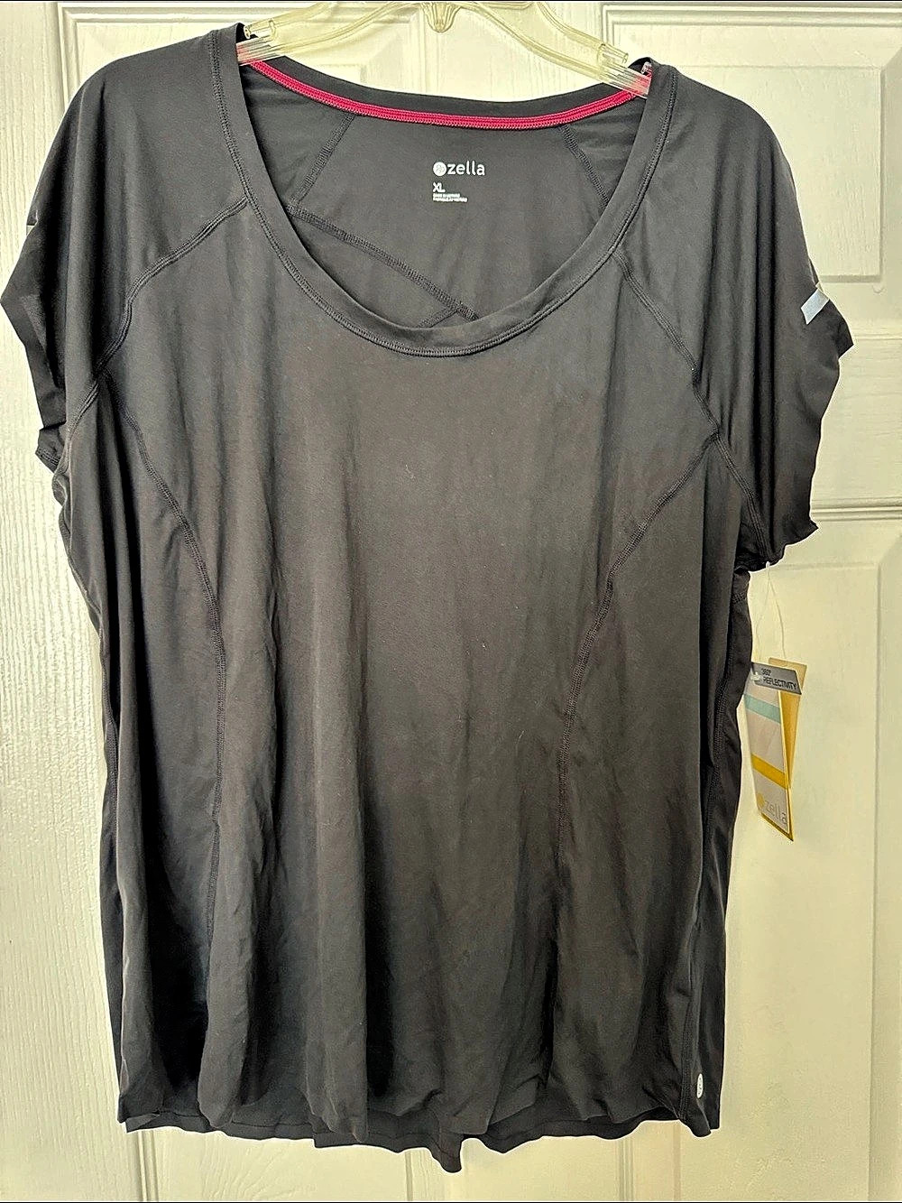 zella Performance Short Sleeve Top Black XL NWT